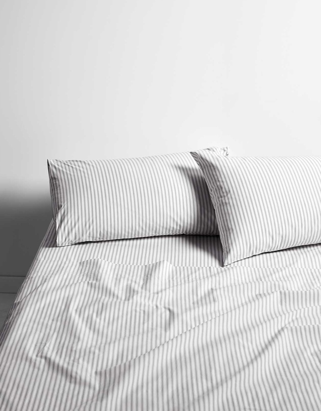 Aura Home - Ticking Stripe Sheet Set