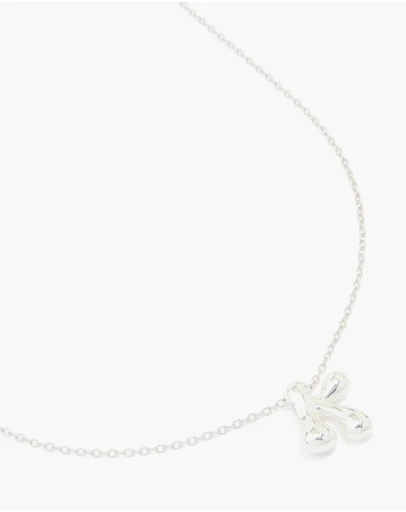 Lovisa - Waterproof Stainless Steel Large Bubble Letter K Necklace