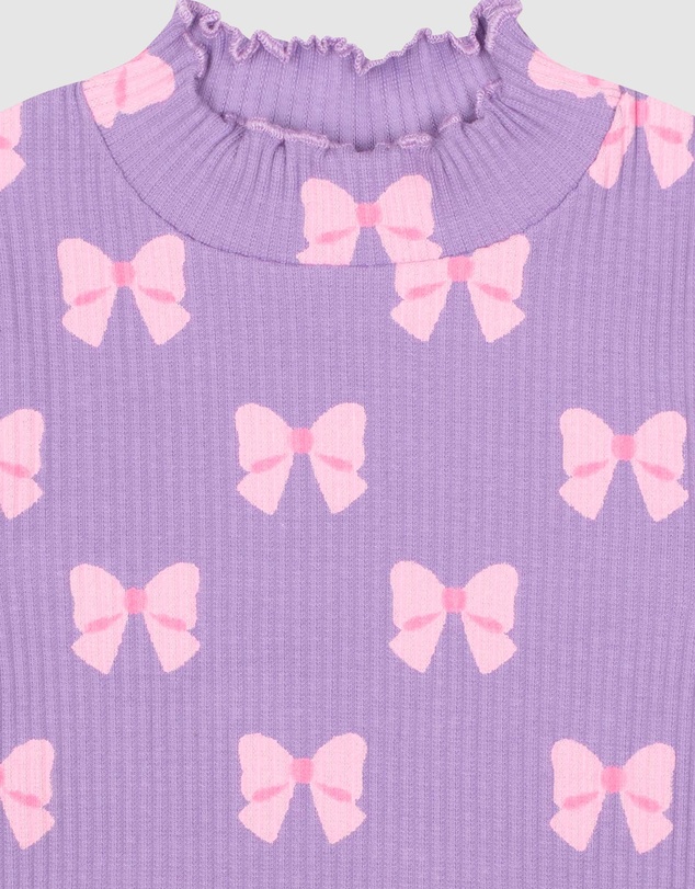 Huxbaby - Bow Rib Skivvy - ICONIC EXCLUSIVE - Babies-Kids