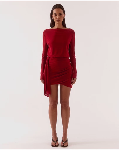 SOVERE - Myriad Drape Mini Dress