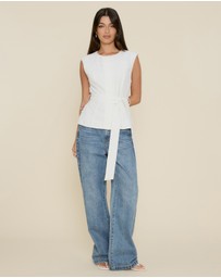 The Fated - Karla Vest with Tie