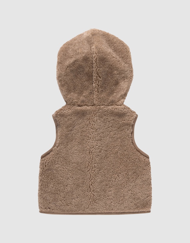 Kynd Baby - Sherpa Vest in Mocha