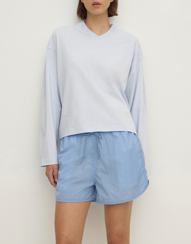 Assembly Label - Stella V-Neck Oversized LS Tee