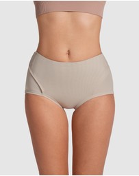 Leonisa - Firm Compression Adjustable Postpartum Belly Wrap Brief