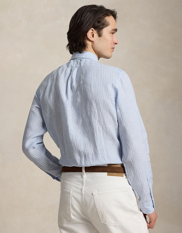 Polo Ralph Lauren - Custom Fit Striped Linen Shirt
