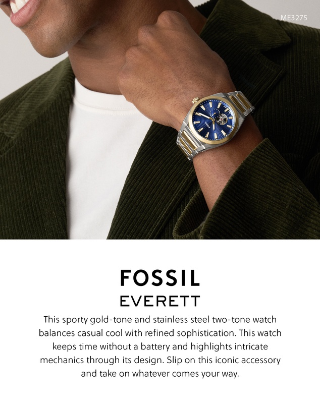 Fossil - Everett Two Tone Analogue Watch