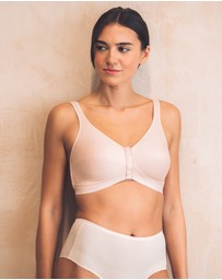 Royce Lingerie - Comfi Cotton Wirefree Press Stud Front Open Bra