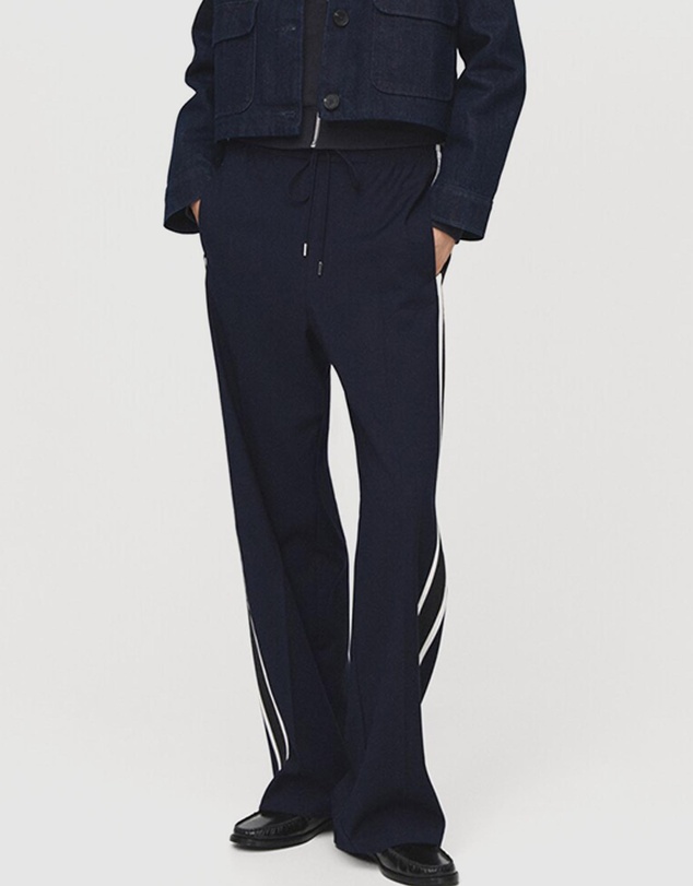 M.N.G - Contrast Stripe Straight Trousers