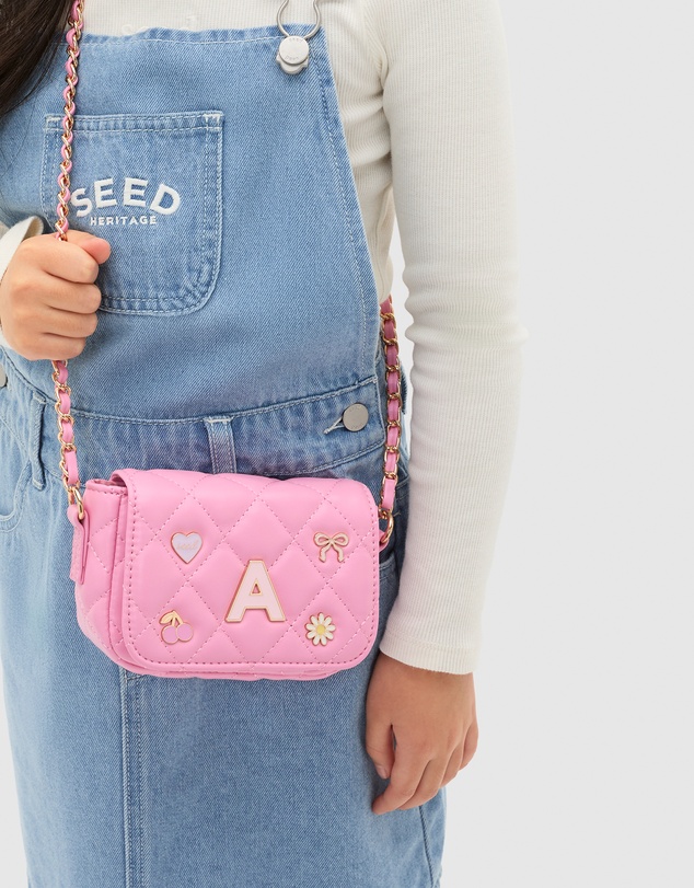 Seed Heritage - INITIAL QUILTED CHARM BAG