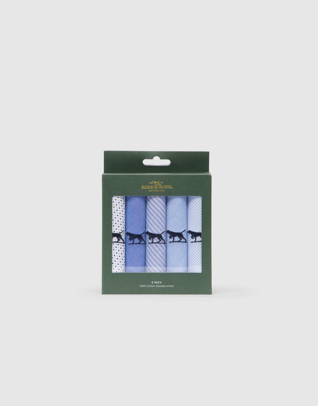 Rodd & Gunn - Gunner Handkerchief 5 Pk