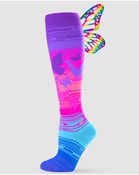 Crazy Skates - Crazy Socks Butterfly Knee-High Socks