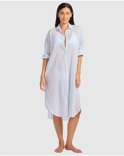 Seafolly - Cotton Voile Shirt Dress