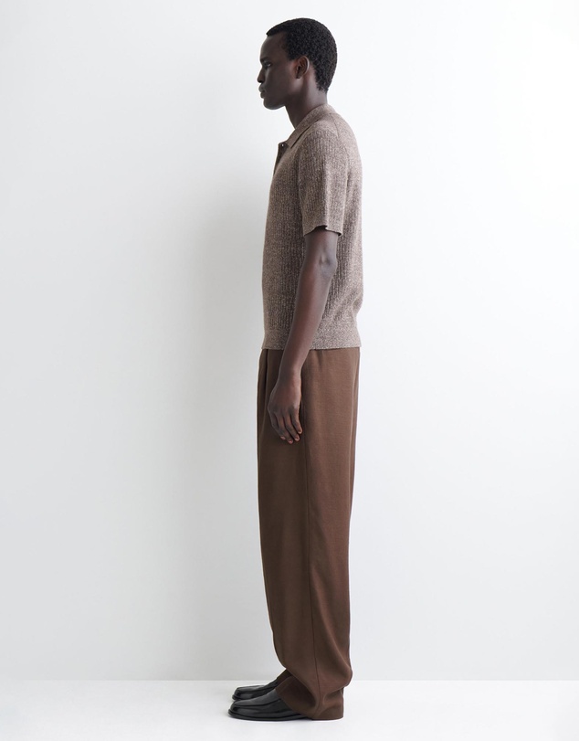 COS - Cashmere-Linen Polo Shirt