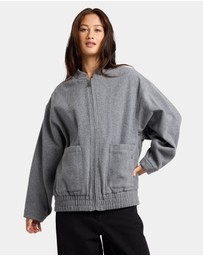 Volcom - Womens Shes Da Bomb Bomber Jacket