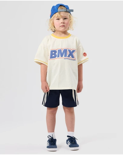 Goldie + Ace - Diamond Patch Sweat Shorts - Babies-Kids