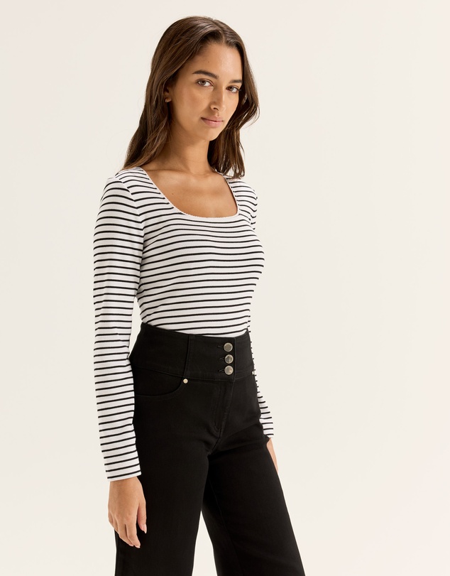 Review - Gia Stripe Top