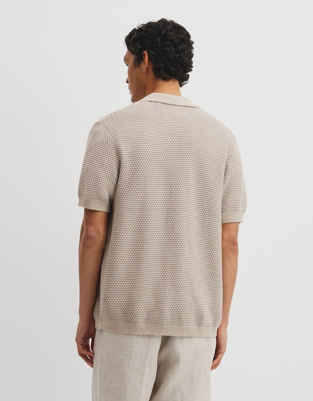 Country Road - Australian Cotton Jacquard Knit Shirt