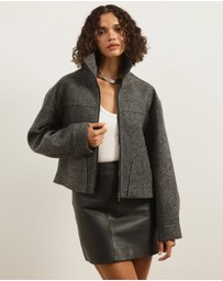 Atmos&Here - Iris Wool Blend Bomber