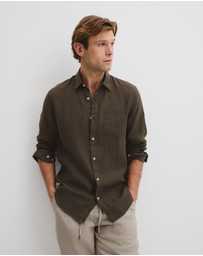 Country Road - Organically Grown Linen Regular Fit Shirt