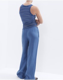 UNISON - Essential Linen Wide Leg Pant
