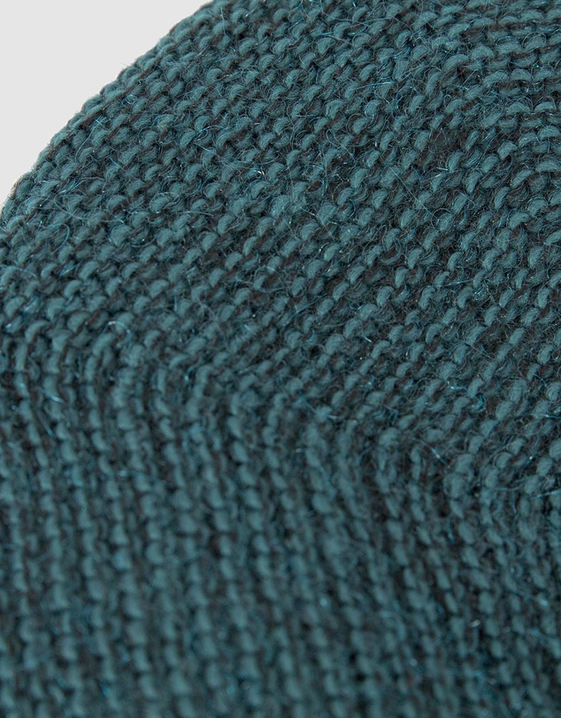 Max Alexander - European Made Crocheted Green Wool Beret