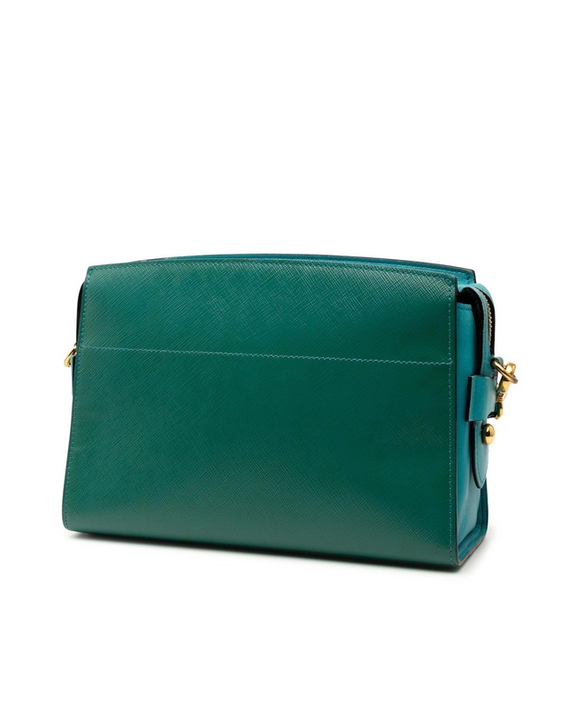 Pre-Loved by Azura Reborn - Pre-Loved Bicolor Saffiano Vernice Esplanade Crossbody