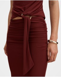 Forever New - Jazelle Hardwear Drape Detail Top
