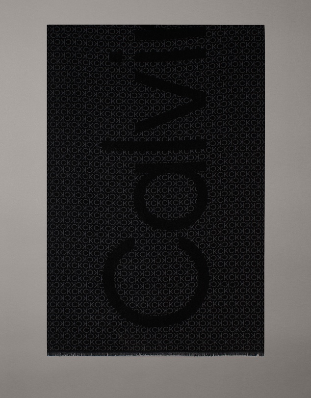 Calvin Klein - Logo Wool Blend Scarf