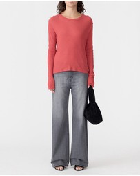 Bassike - Sheer Rib LS T-Shirt