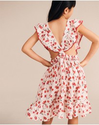 Huxbaby - Cherry Pinafore Dress - ICONIC EXCLUSIVE - Babies-Teens