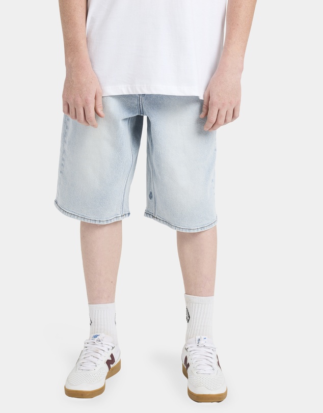 Volcom - Boys 8 to 16 Billow Denim Shorts