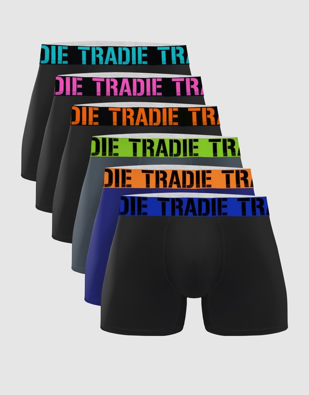 TRADIE - 6pk Microfibre Trunks