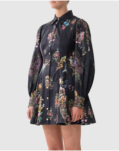 Camilla - Short Button Front Shirt Dress
