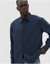 rag & bone - Dalton Jacquard Long Sleeve Shirt