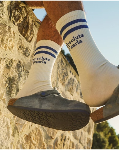 Skwosh - Absolute Pearla Socks in Blue Stripe