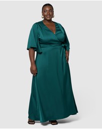 Pink Dusk by Curve Project - Glitz and Glam Maxi Dress