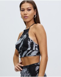 Third Form - Twist Through Bias Halter Top