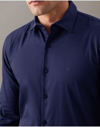 Calvin Klein - Sateen Stretch Casual Shirt