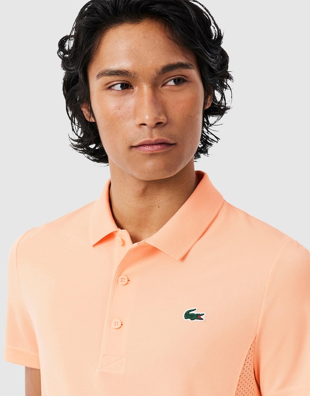 Lacoste - Novak Djokovic On Court Run Resistant Ultra Dry Pique Knit Polo Shirt