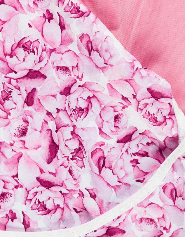 itti bitti - Sleeved Bib Smocks - Peony