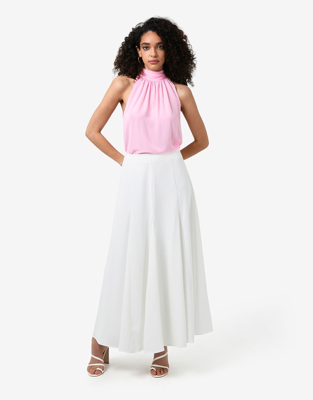 Forcast - Shelby Draped Sleeveless Top