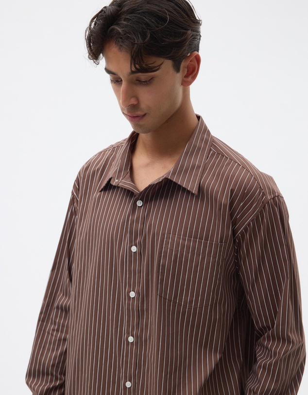 AERE - Stripe Relaxed Cotton Shirt