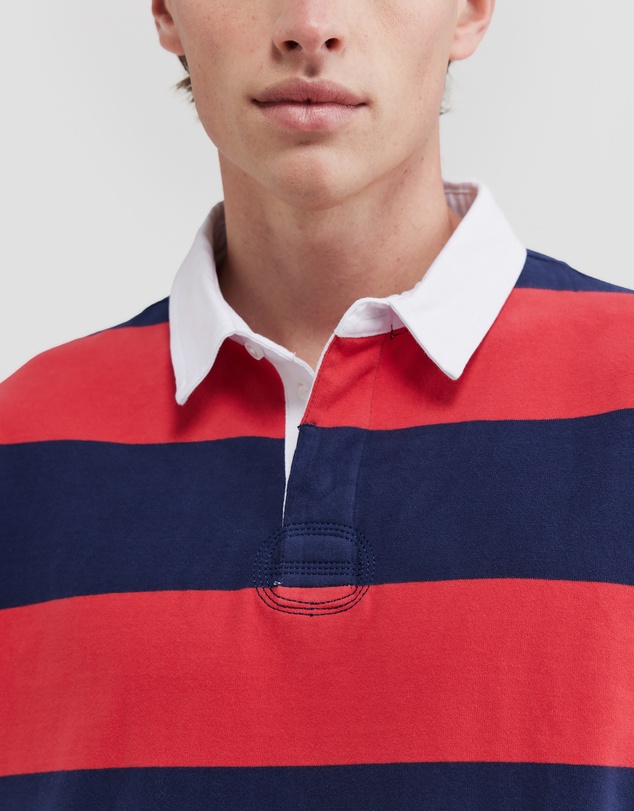 ORTC - Unisex Rugby Jumper Navy and Red Stripe