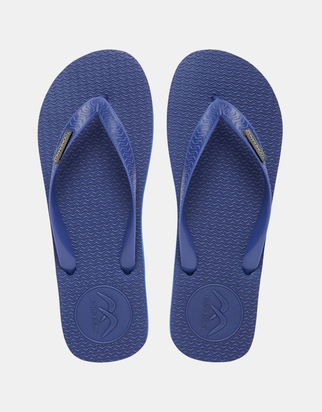 Boomerangz Footwear - Men's Navy/Black Thongs with arch support and 2 x interchangeable straps