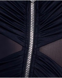 Miraclesuit Swimwear  - Network New Vive Underwire Zip Front One Piece Shaping Swimsuit