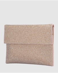 Olga Berg - Cara Crystal Envlope Clutch