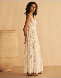 AUR OCEA - Merletti Lace Panelled Maxi Dress