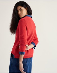 Seasalt - Seasalt Cornwall Red Makers Cotton Jumper