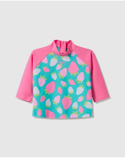 Speedo - LS Printed Rashie - Babies-Kids