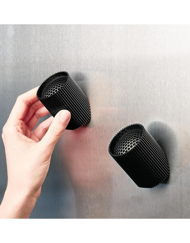 Lexon - Lexon Ray Set Of Magnetic Bluetooth Speakers - Black